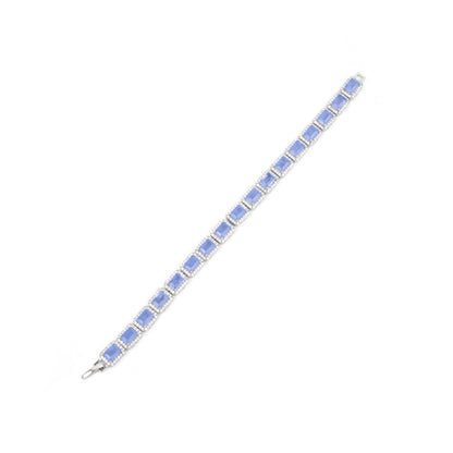 Candy Mauve Cuban Link Bracelet