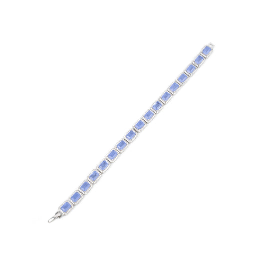 Candy Mauve Cuban Link Bracelet