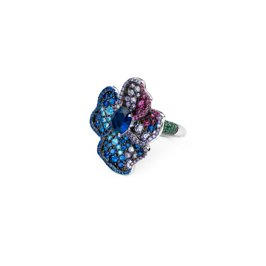 Peacock Statement Ring
