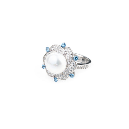 The Celeste Pearl Ring