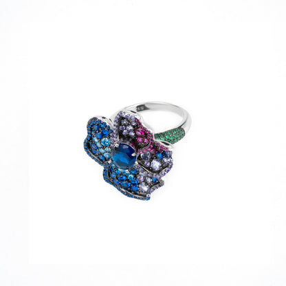 Peacock Statement Ring