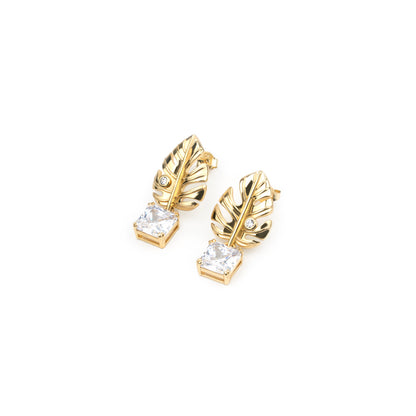 The Tropicana Leaf Earrings