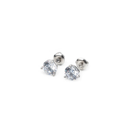 Solitaire Stud Earrings