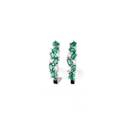 Emerald Isle Huggie Earrings
