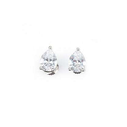 Aria Pear-Cut Stud Earrings