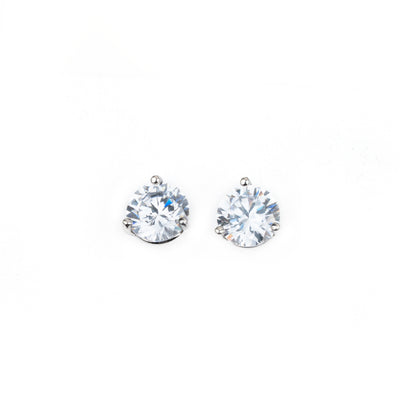 Solitaire Stud Earrings