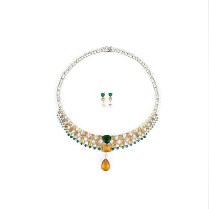 Kristal Emerald Royale Set