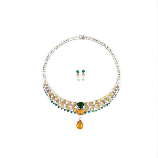 Kristal Emerald Royale Set