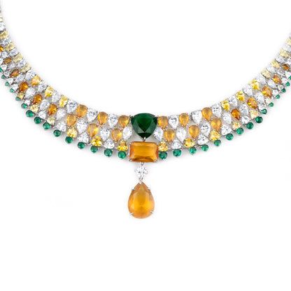 Kristal Emerald Royale Set